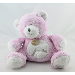 Doudou et compagnie Ours rose blanc Mes Doux Rêves musical et lumineux