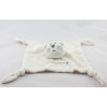 Doudou plat chat blanc BOUT'CHOU BOUTCHOU