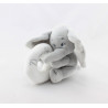 Doudou hochet éléphant gris Dumbo anneau blanc DISNEY BABY