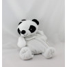 Doudou micro ondable panda blanc noir SODINTER