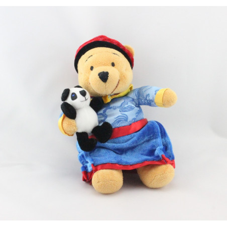 Peluche Winnie l'ourson déguisé en Empereur Chinois Collection Disney
