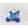 Doudou musical souris bleu blanc Souricette BESTEVER 2009