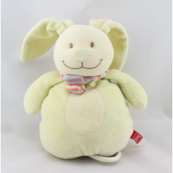 Doudou musical lapin vert anis TEX