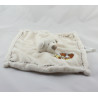 Doudou plat ours blanc MAXITA