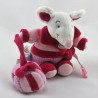 Doudou et compagnie souris rose cadeau Graines de doudou