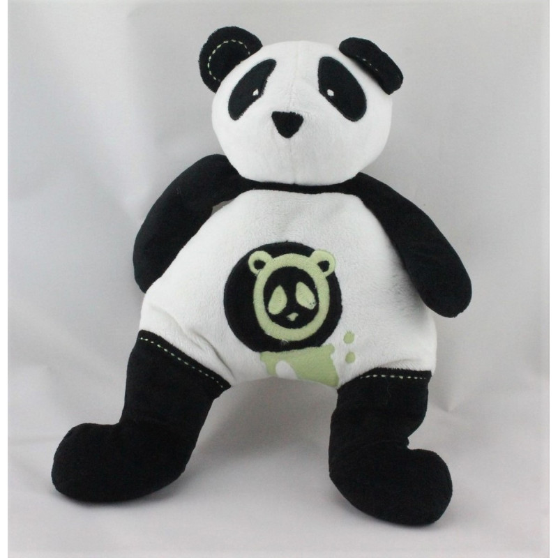 Doudou musical panda noir et blanc OBAIBI