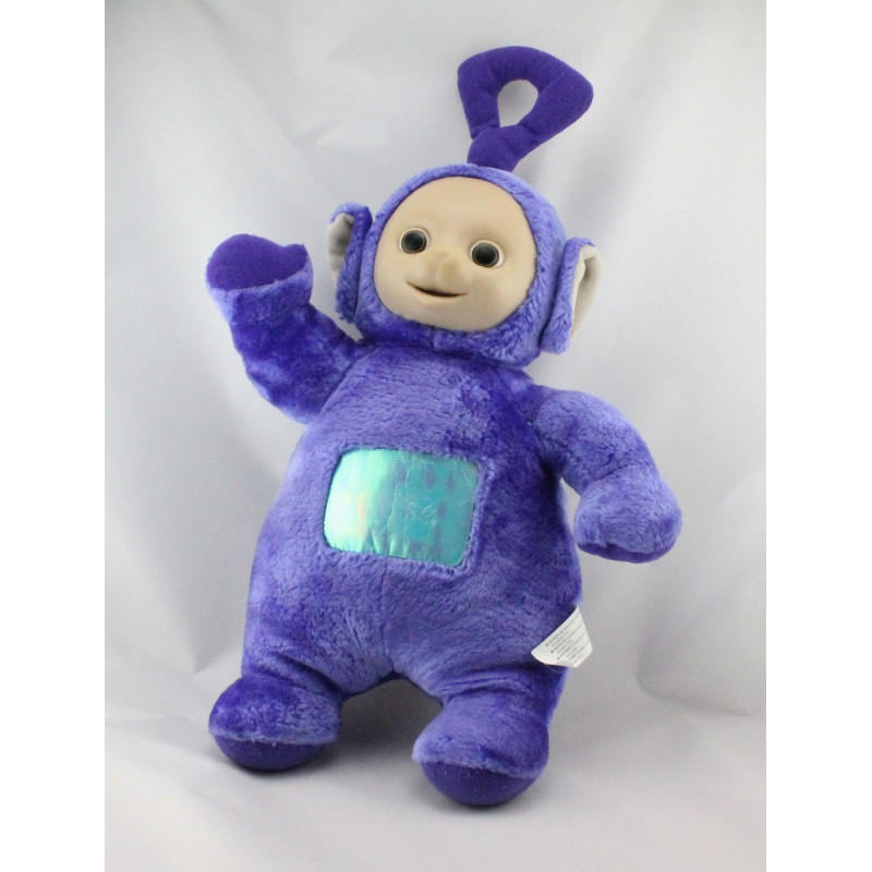 Doudou peluche TELETUBBIES violet Tinky Winky TOMY 45 cm