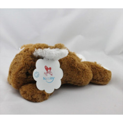 Doudou lapin marron tout doux NICOTOY