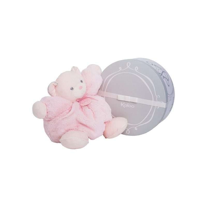 Doudou patapouf ours rose PERLE KALOO