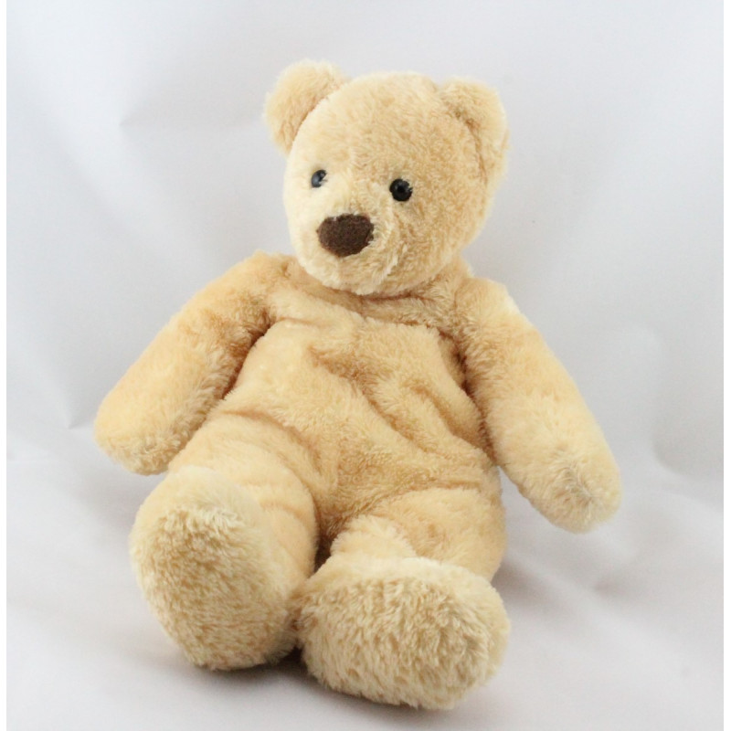 Doudou ours beige NICOTOY 32 cm