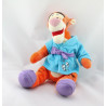 Peluche Tigrou en pyjama peignoir bleu DISNEY NICOTOY