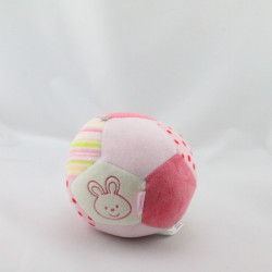 Doudou balle eveil rose Bubbly Crew Babysun