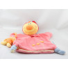 Doudou plat lutin Billy et Babette rose rouge  NATTOU