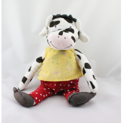 Doudou vache pull jaune pantalon rouge IKEA