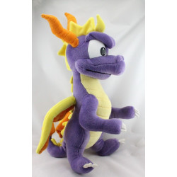 Peluche dragon mauve jaune SPYRO 2001