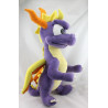 Peluche dragon mauve jaune SPYRO 2001