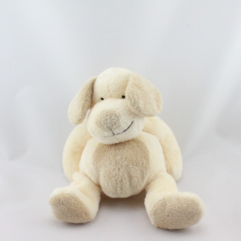 Doudou chien beige écru NICOTOY