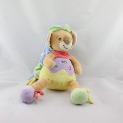 Doudou koala Coco beige jaune mauve rouge vert TAKINOU 