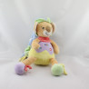 Doudou koala Coco beige jaune mauve rouge vert TAKINOU 