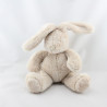 Doudou musical lapin beige Plume et Polochon MOULIN ROTY