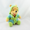 Peluche winnie robe de chambre peignoir bleu vert DISNEY