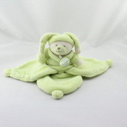 Doudou et compagnie plat ours Douceur Macaron vert pistache