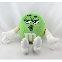 Peluche publicitaire bonbon vert M&M'S