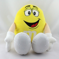 Peluche publicitaire bonbon jaune M&M'S