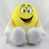 Peluche publicitaire bonbon jaune M&M'S
