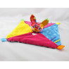 Doudou plat lapin multicolore LAMAZE