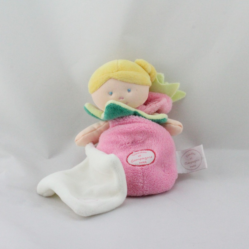 Doudou et compagnie lutin poupée fraise LES DEMOISELLES DOUILLETTES