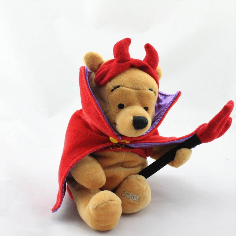 Peluche Winnie l'ourson déguisé en diable Collection Disney