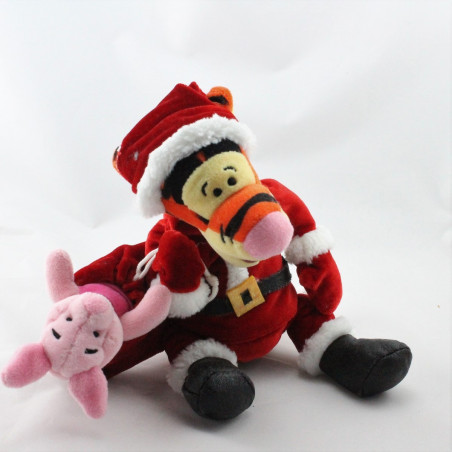 Doudou Tigrou déguisé en père Noël Collection Disney