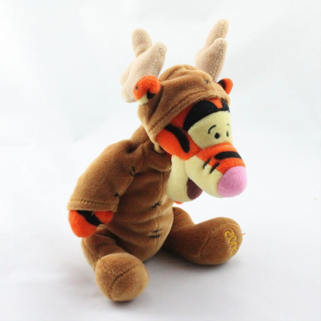 Doudou Tigrou déguisé en cerf renne elan Collection Disney