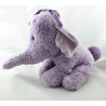 Doudou peluche Eléphant Lumpy rose mauve tout doux Disney store 33 cm