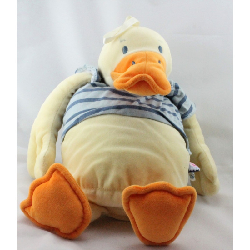 Doudou range pyjama canard jaune bleu SUCRE D'ORGE