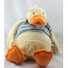 Doudou range pyjama canard jaune bleu SUCRE D'ORGE