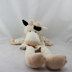 Doudou marionnette vache blanche noir HISTOIRE D'OURS