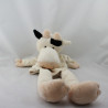 Doudou marionnette vache blanche noir HISTOIRE D'OURS