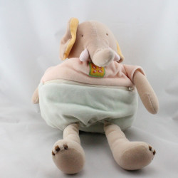Doudou range pyjama éléphant les Loustics MOULIN ROTY 