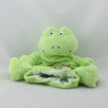 Doudou plat marionnette grenouille HISTOIRE D'OURS