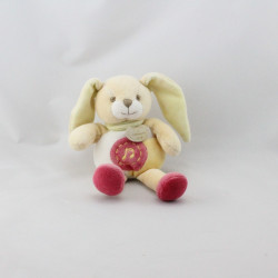 Doudou lapin Fraise vert rouge Doudou et Compagnie 