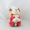 Doudou musical mouton blanc rouge avec bébé NICOTOY