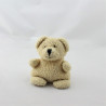 Mini Doudou ours beige ABSORBA