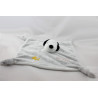 Doudou plat chien blanc gris noir Snoopy Best Friends