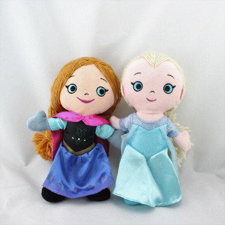 Peluche Elsa et Anna La Reine des Neiges Frozen DISNEYPARKS