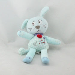 Doudou chien bleu hérisson TEX