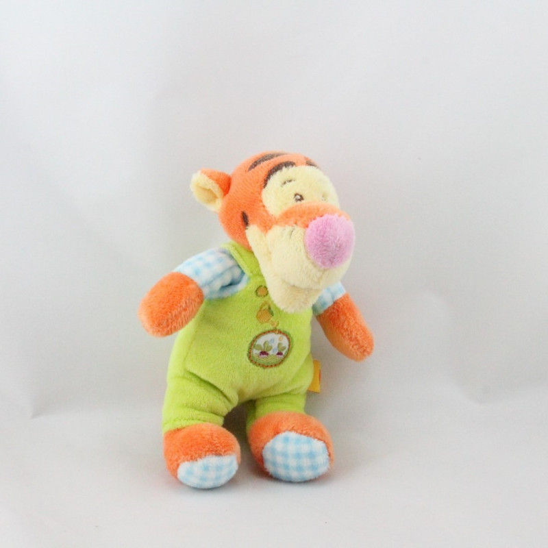 Mini Doudou tigrou bleu vert arrosoir DISNEY