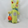 Doudou baton pouet lapin vert NICOTOY