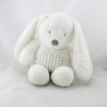 Grand Doudou lapin blanc TEX BABY